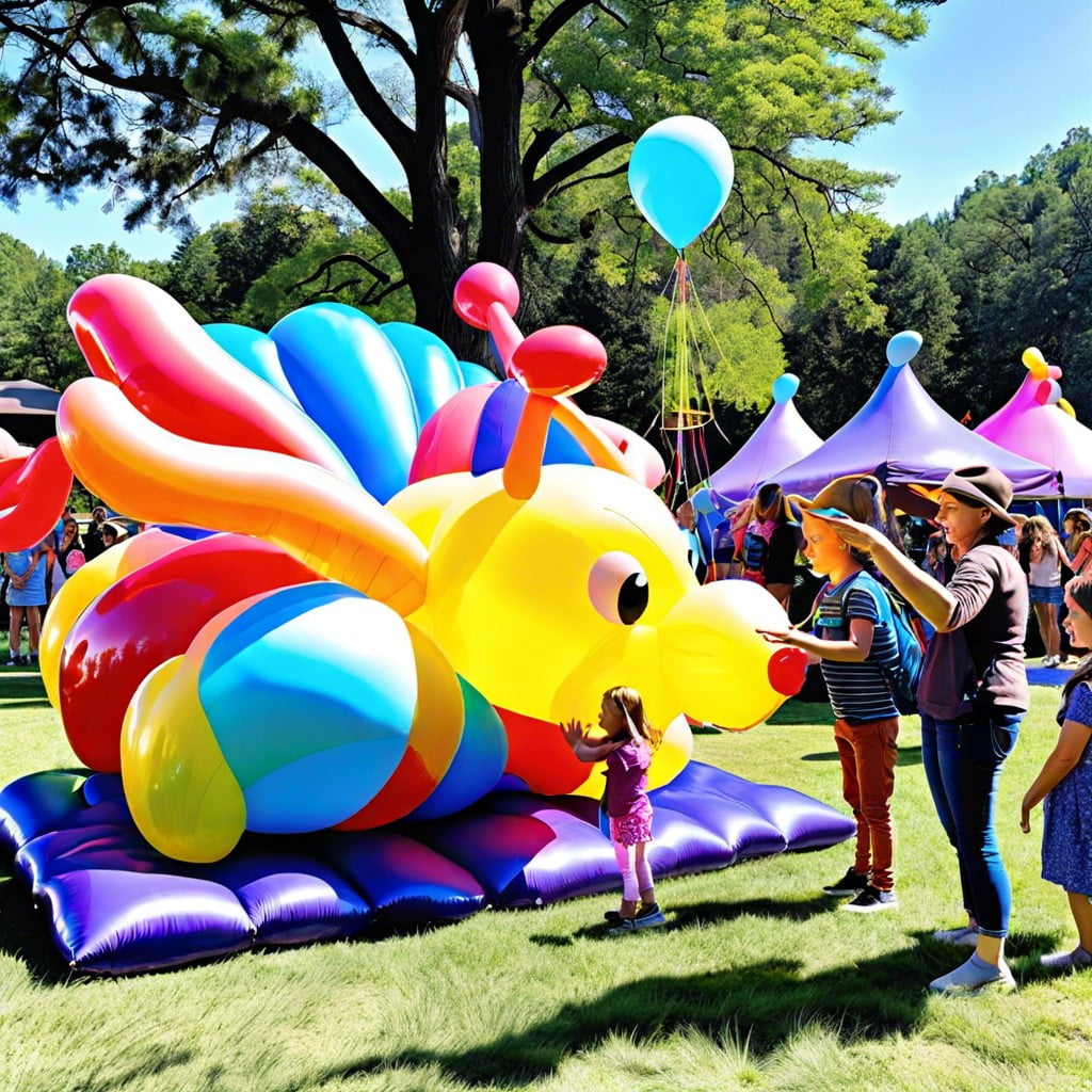 interactive balloon art installations for public events