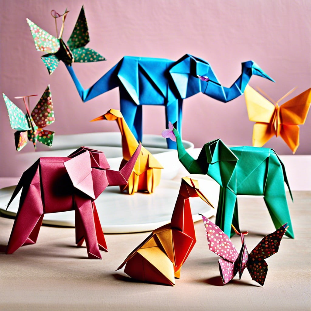 origami animal decor