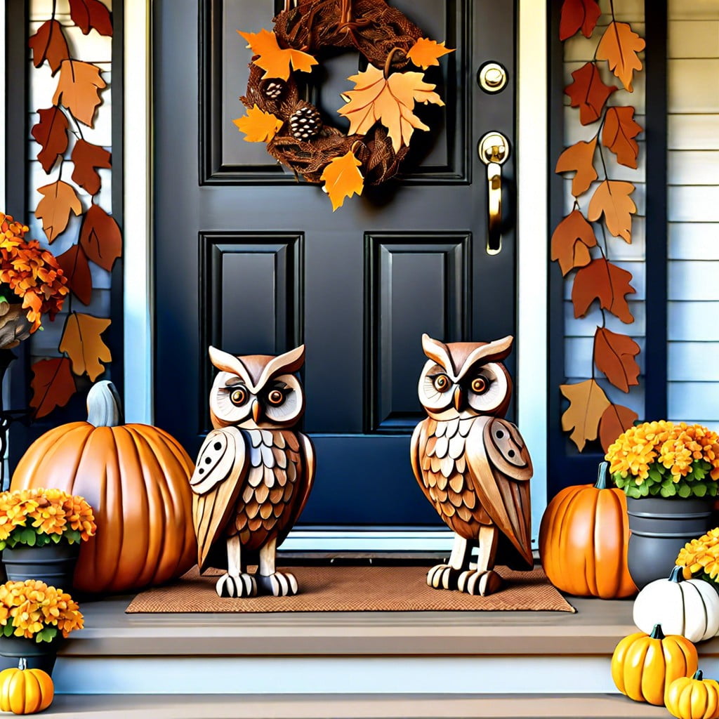owl porch sitters