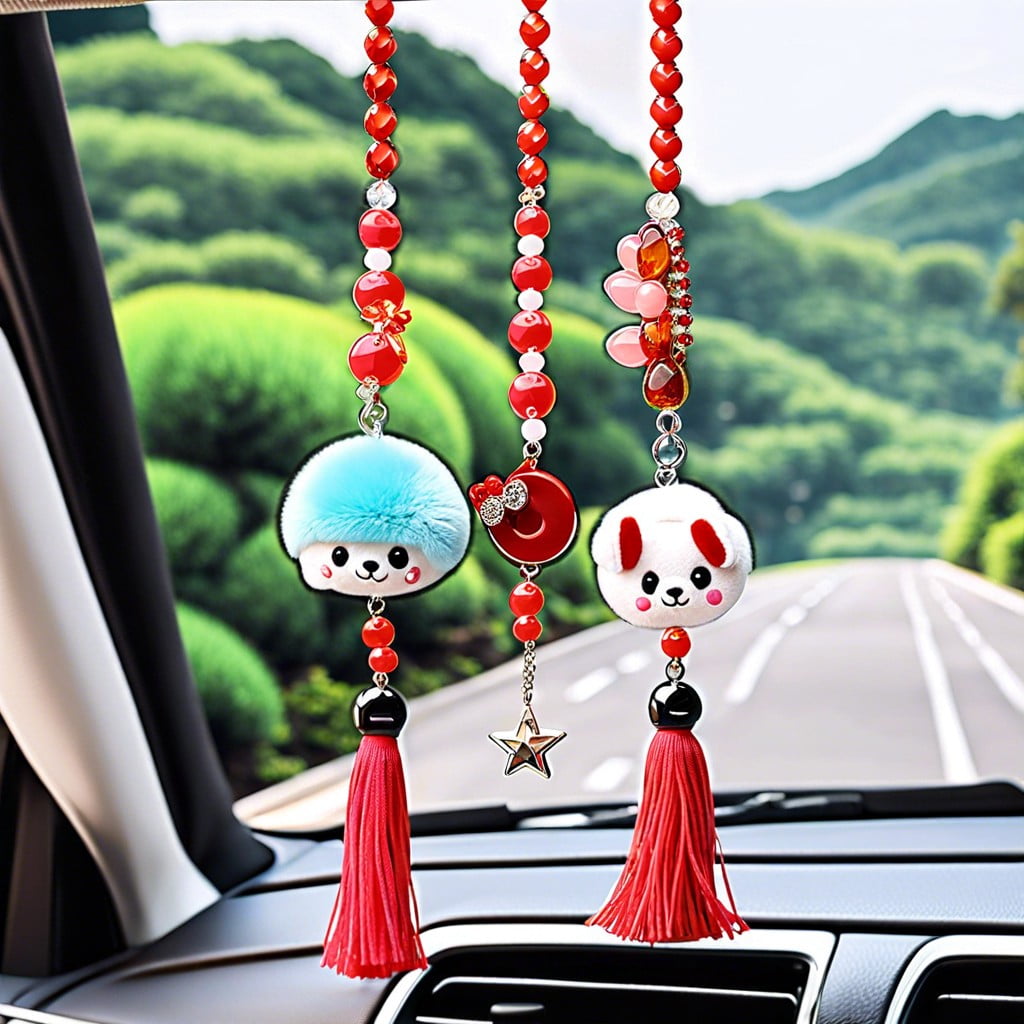 rearview mirror charms and hangings