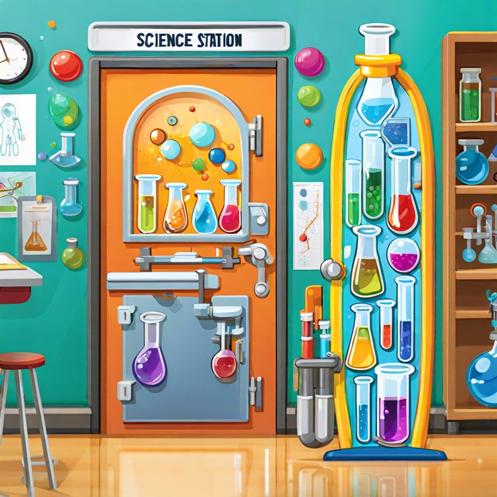 science experiment station