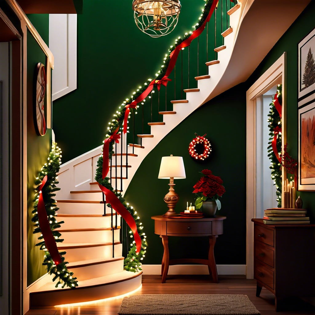 staircase cascade of lights