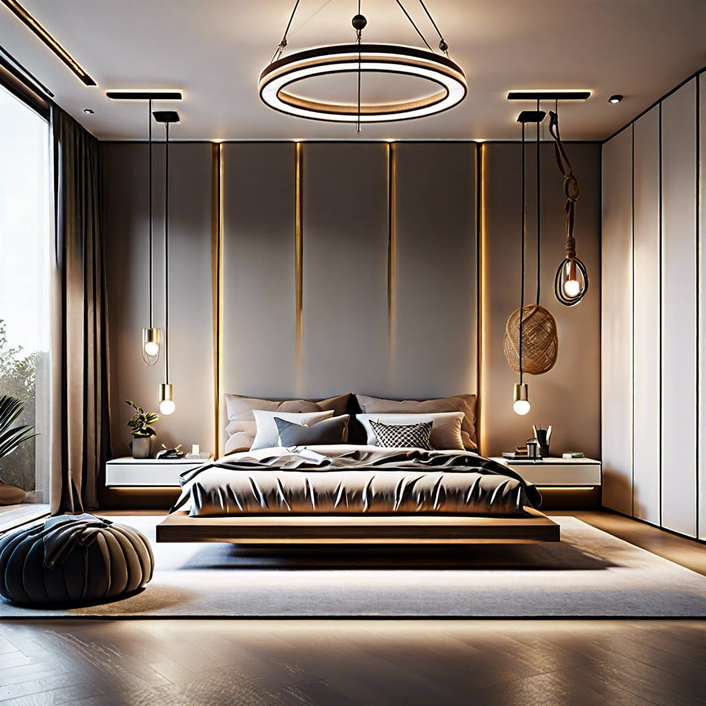 suspend a bed from the ceiling