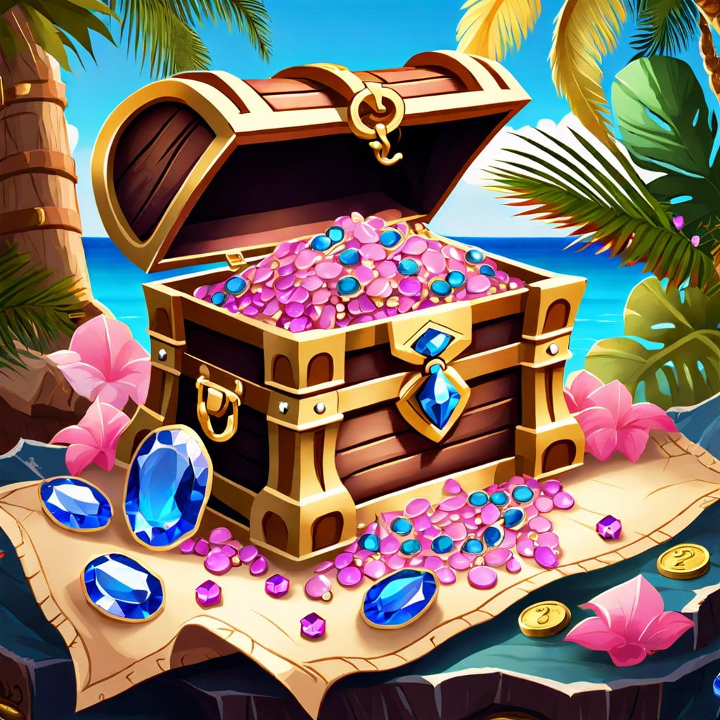 treasure chest reveal pirate themed surprise box