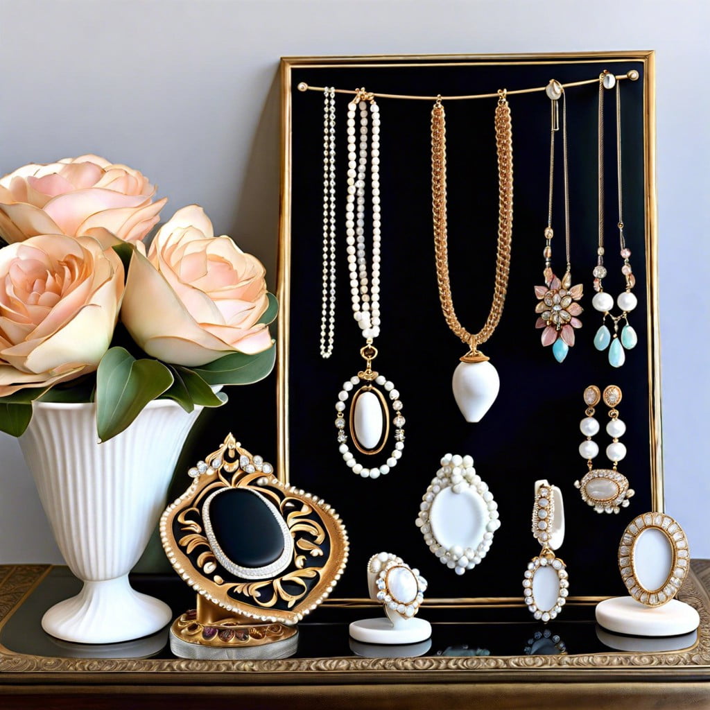 upscale jewelry display descriptions