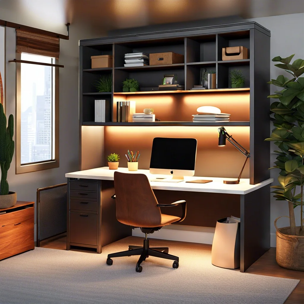 use under shelf lighting to brighten the area