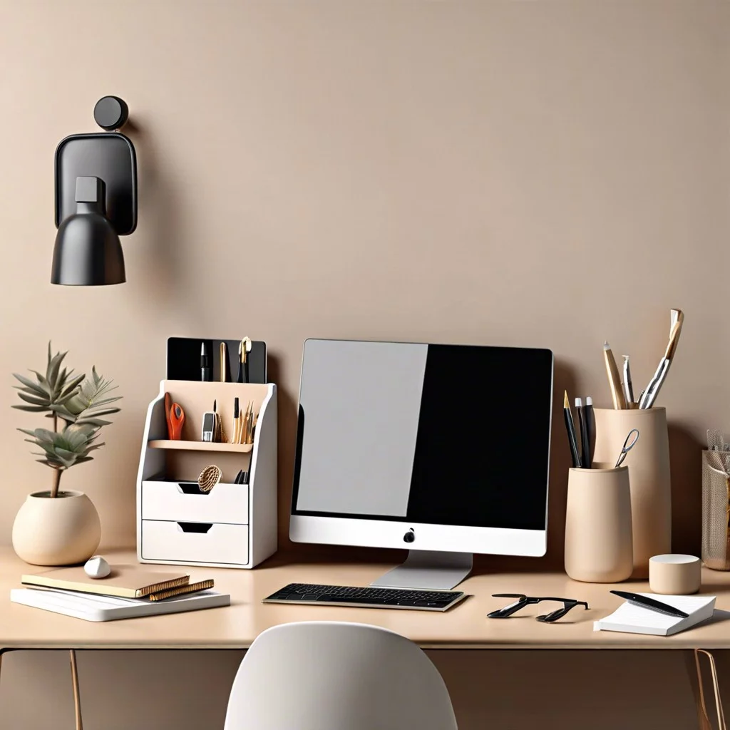utilize a chic desktop organizer