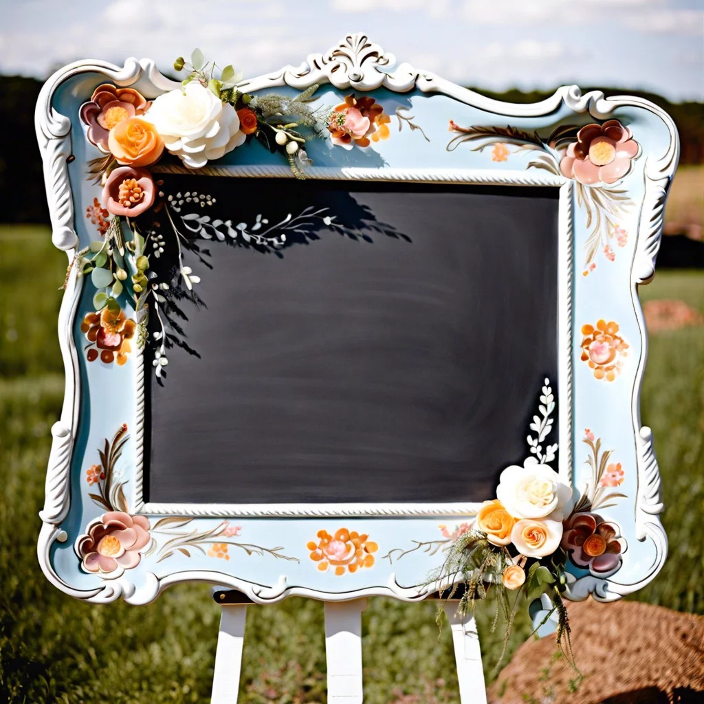 vintage wedding signage