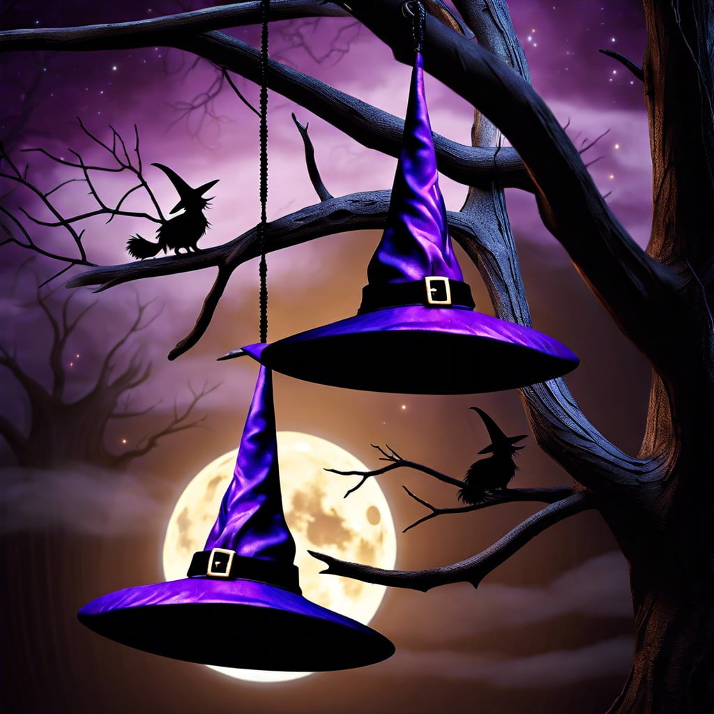 witch hat treetop accents