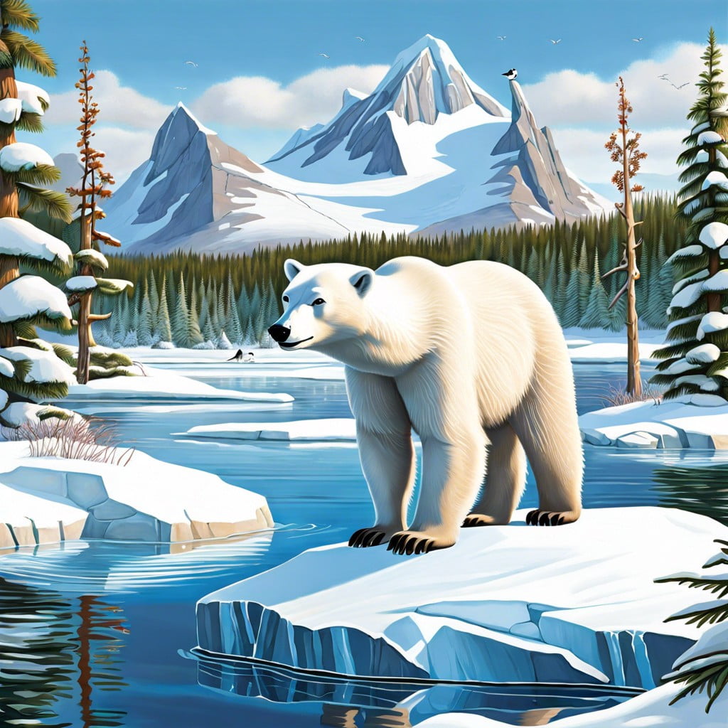 arctic wildlife exhibit