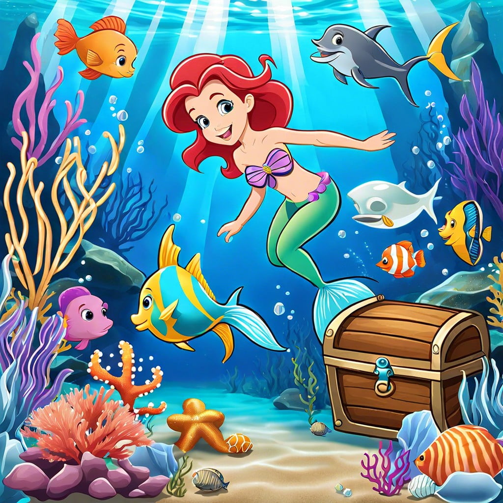 ariels underwater treasure hunt