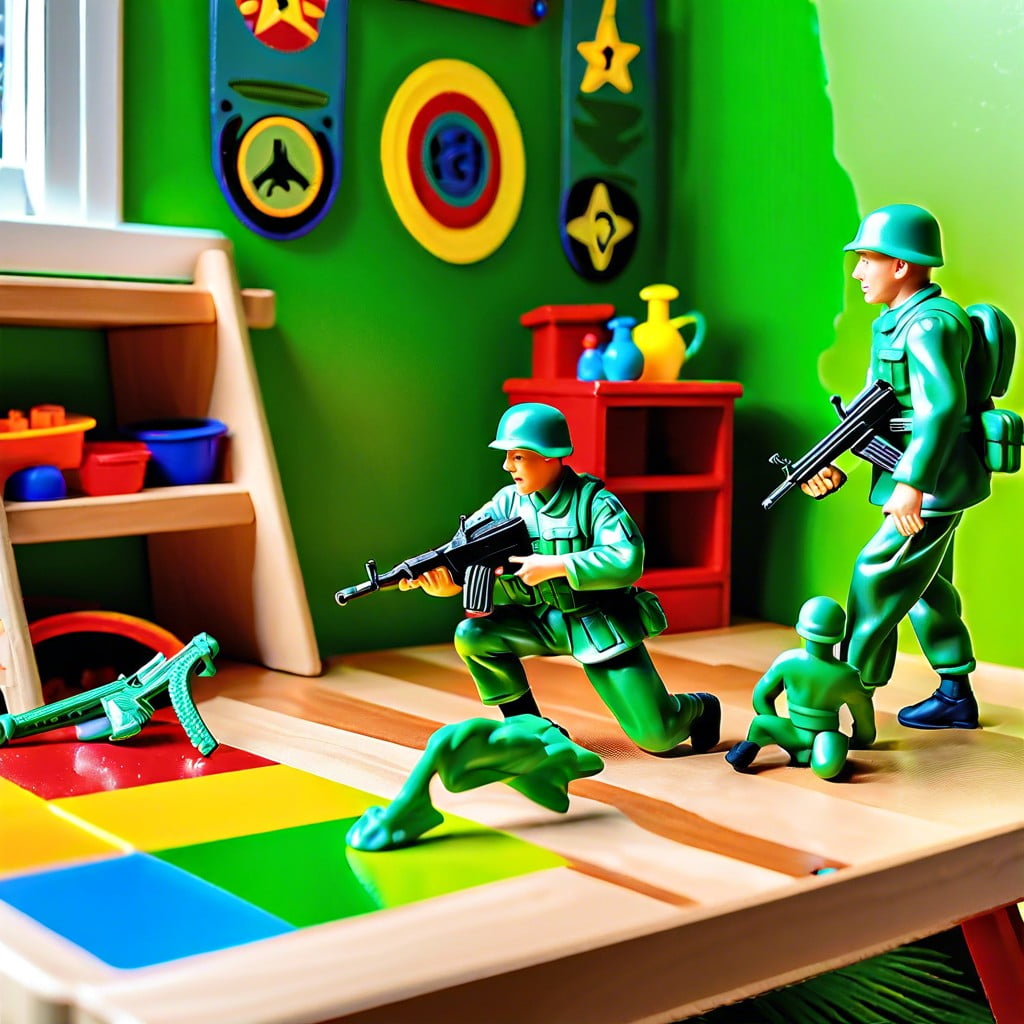 army men mini play area