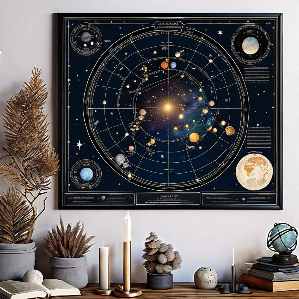 astronomical map posters