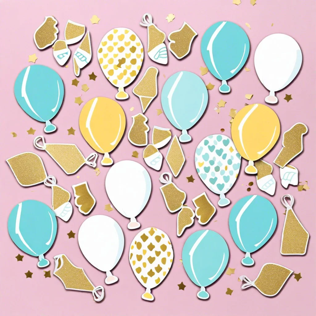 baby themed confetti