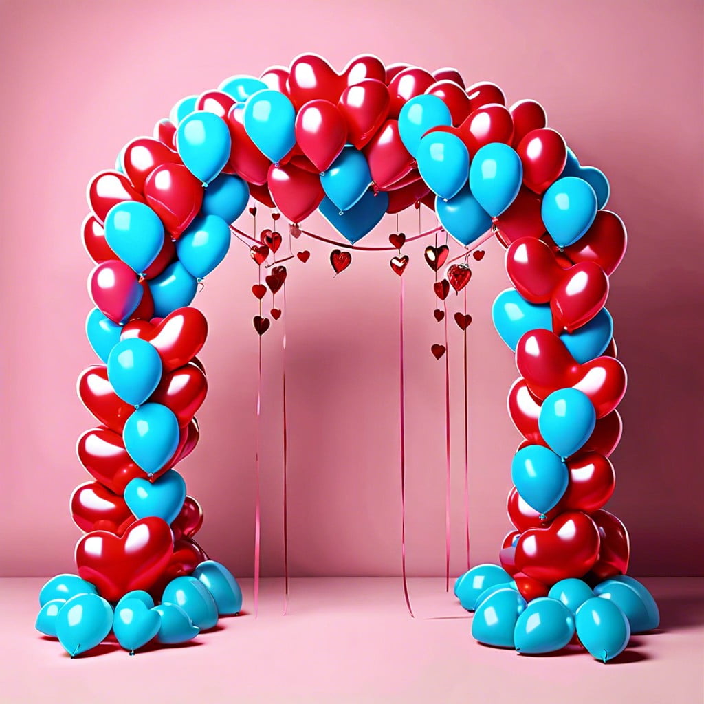 balloon heart arch
