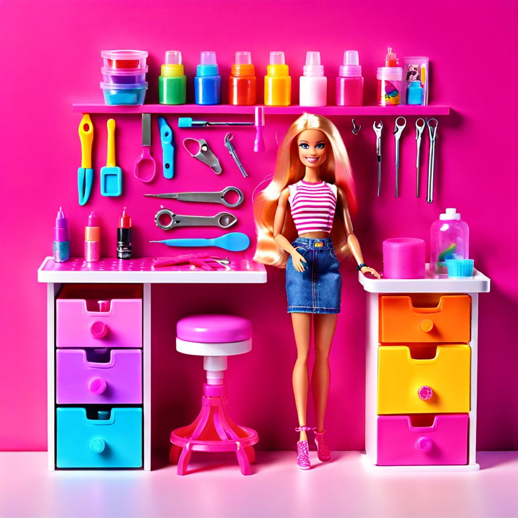 barbie doll customization station