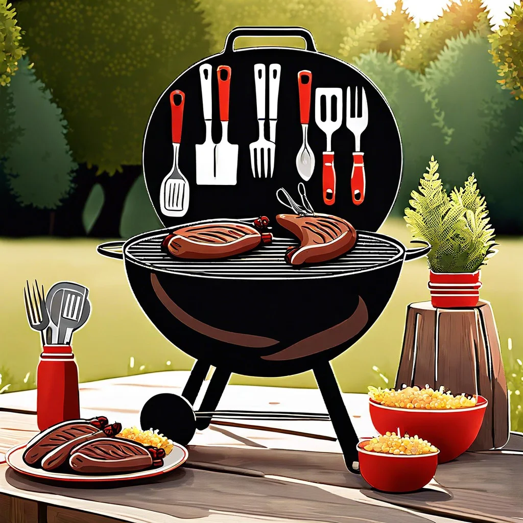 bbq utensil displays
