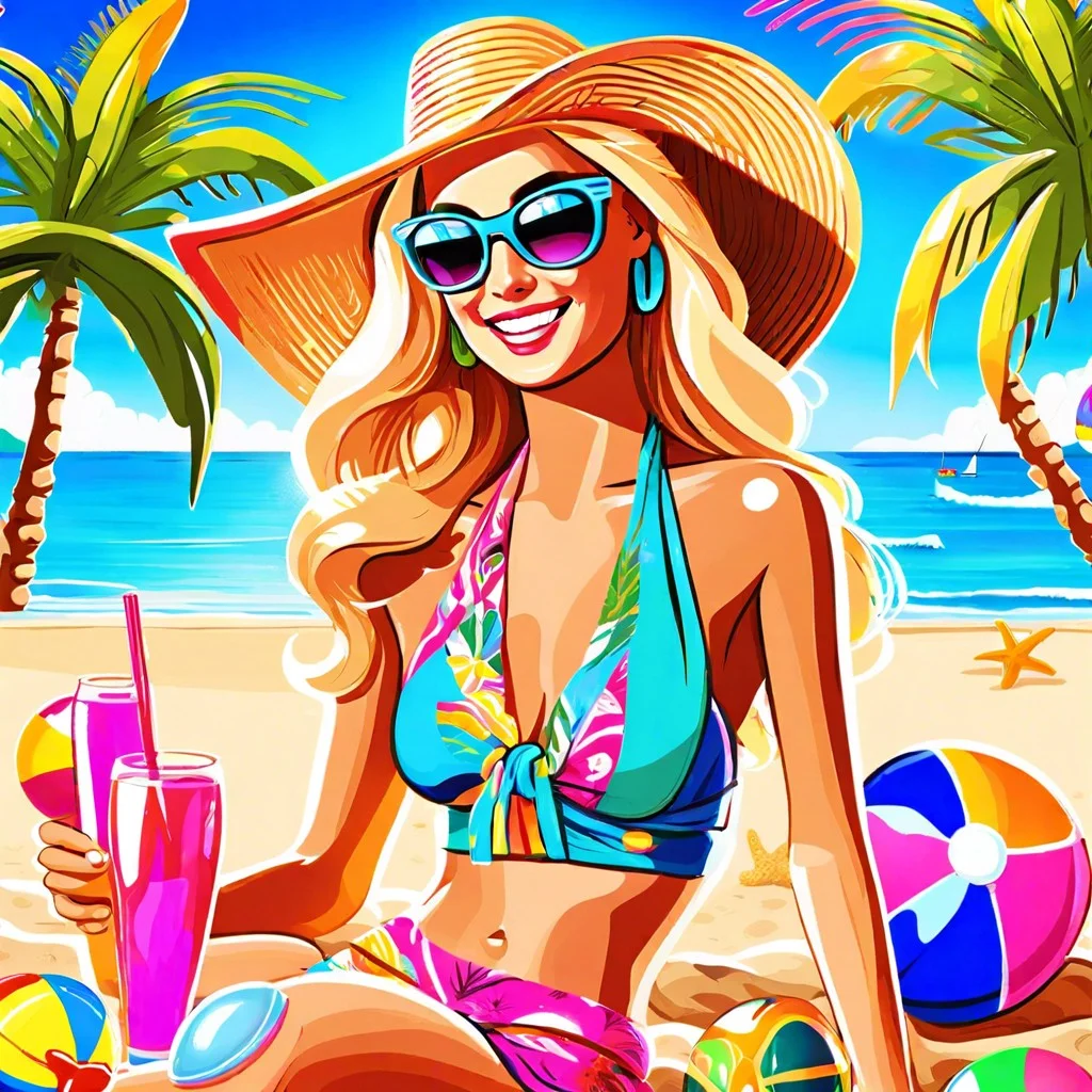beach party with malibu barbie