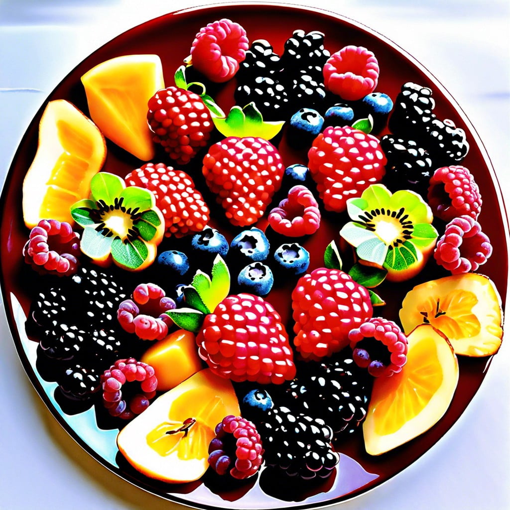 berry patchwork platter