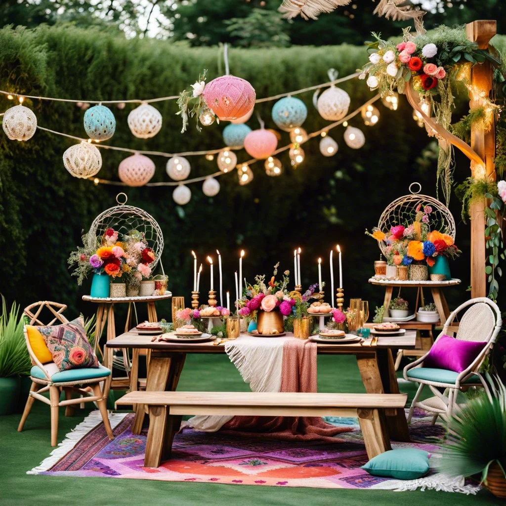 bohemian garden party