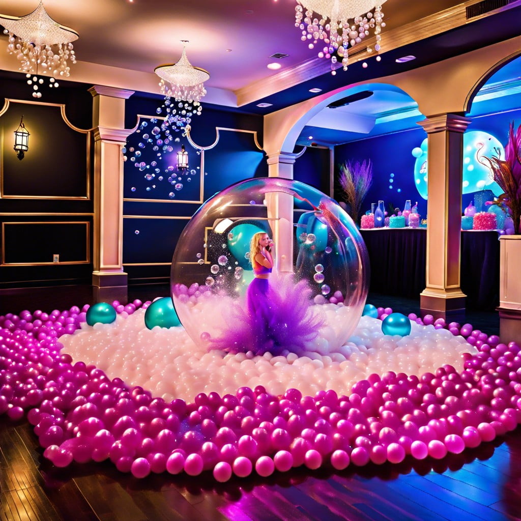 bubble machine dance floor