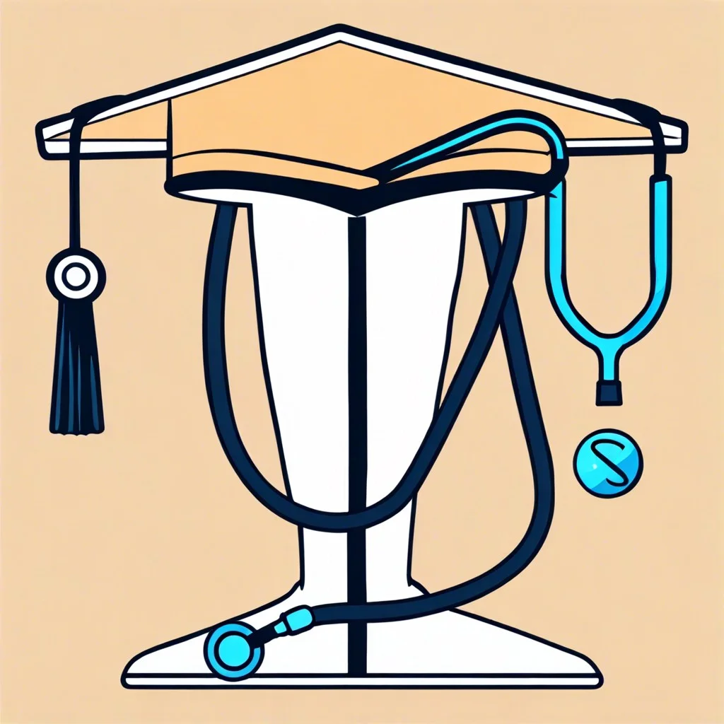 career specific symbols stethoscope for med students gavel for law etc