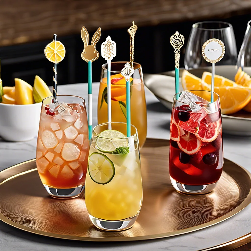 custom drink stirrers