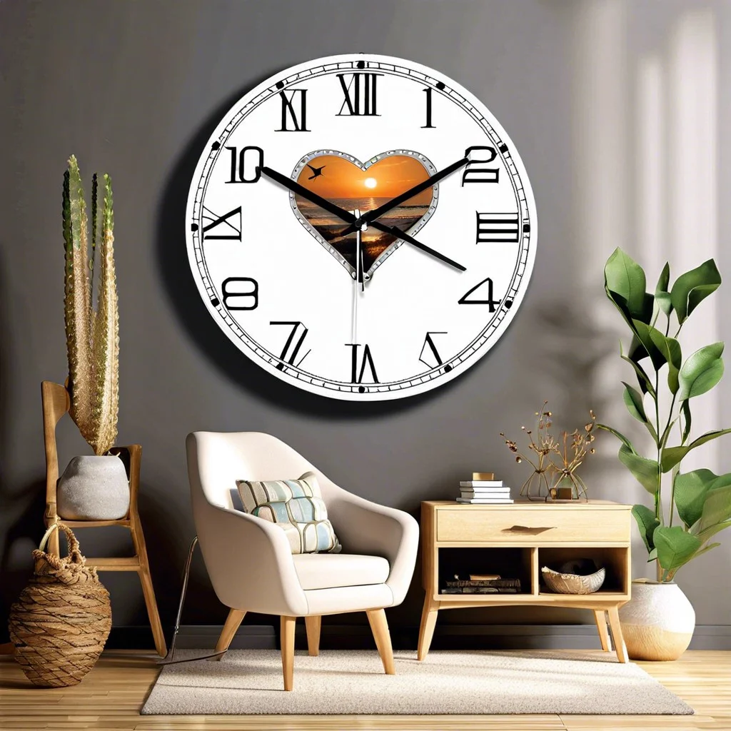 customized photo clock