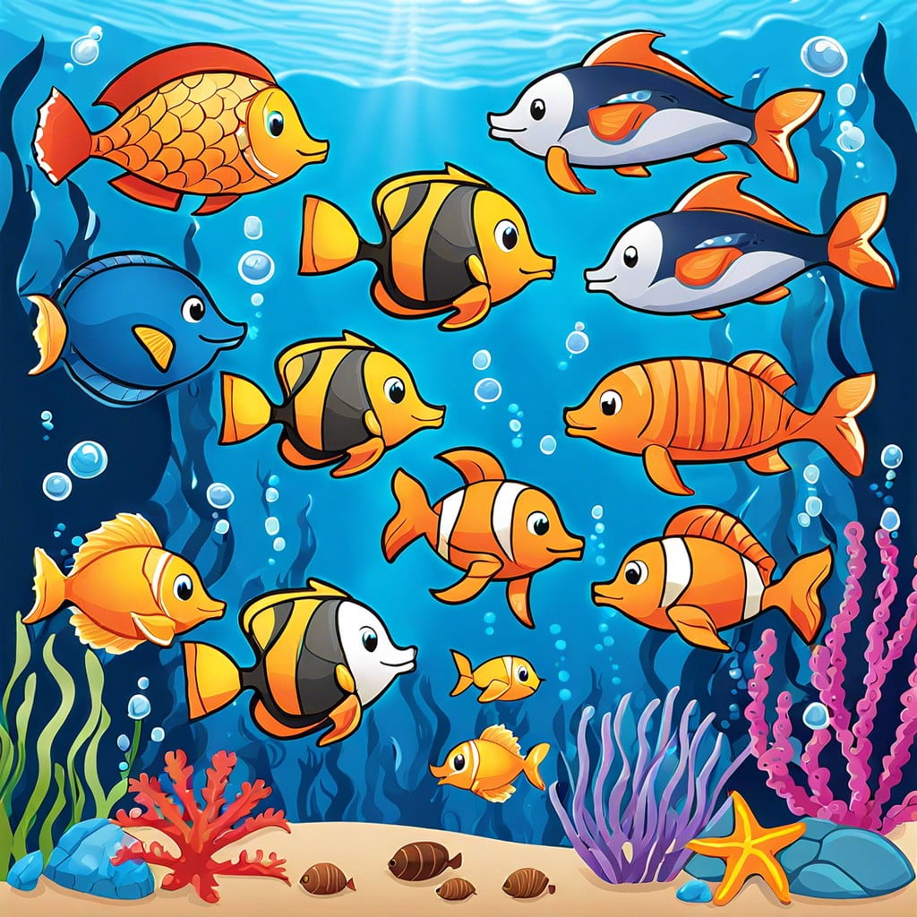 dive into learning – ocean theme with sea creatures