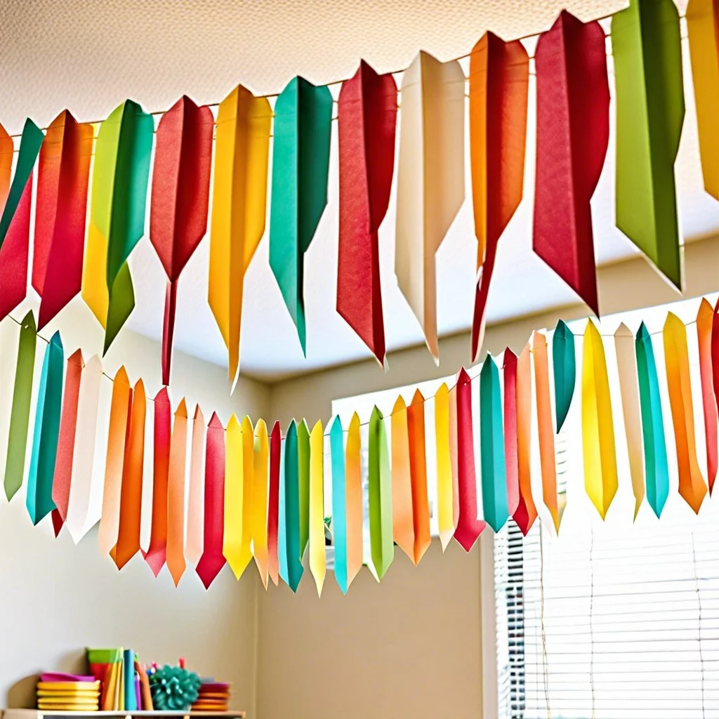 diy paper garlands or pennants