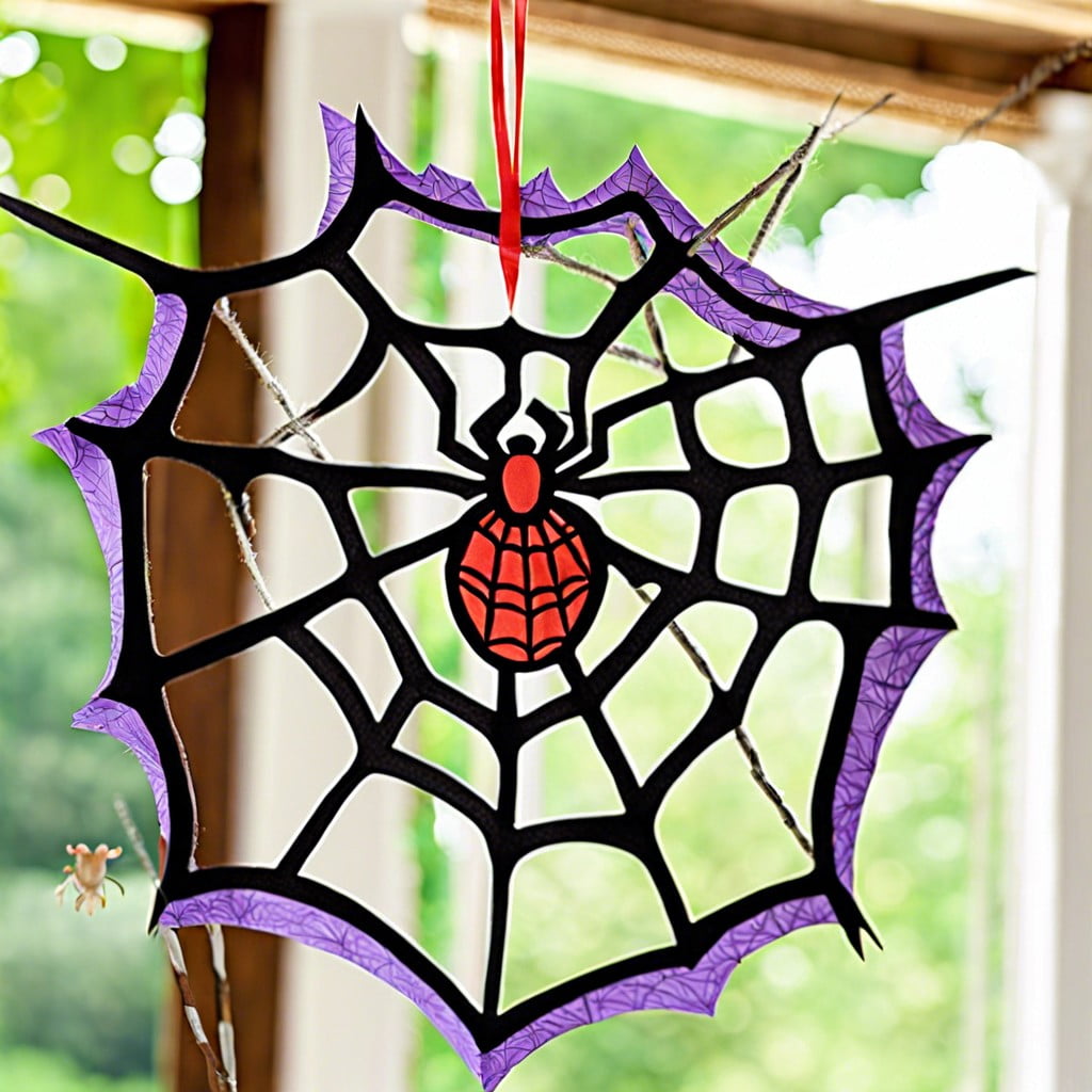 diy spider web crafts