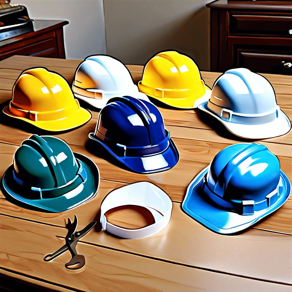 diy worker hat cutouts