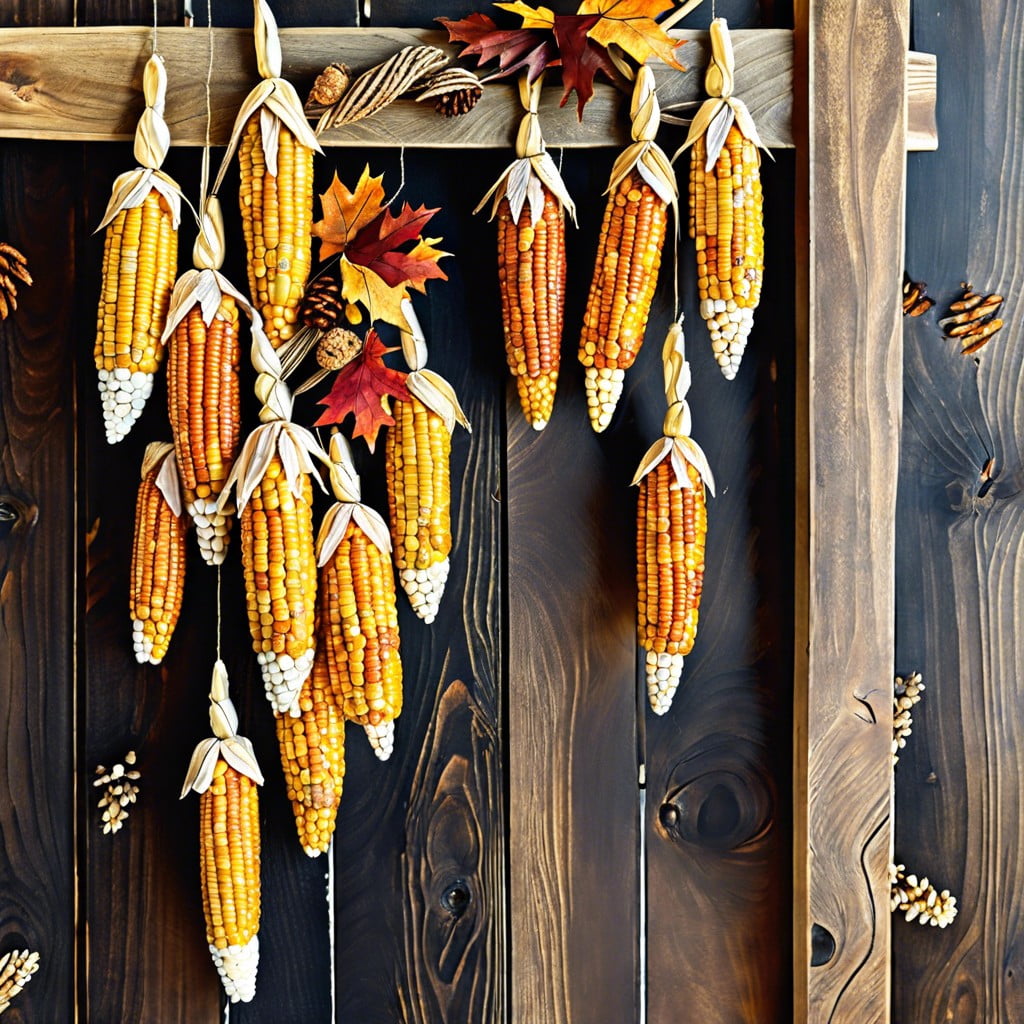 dried corn garlands