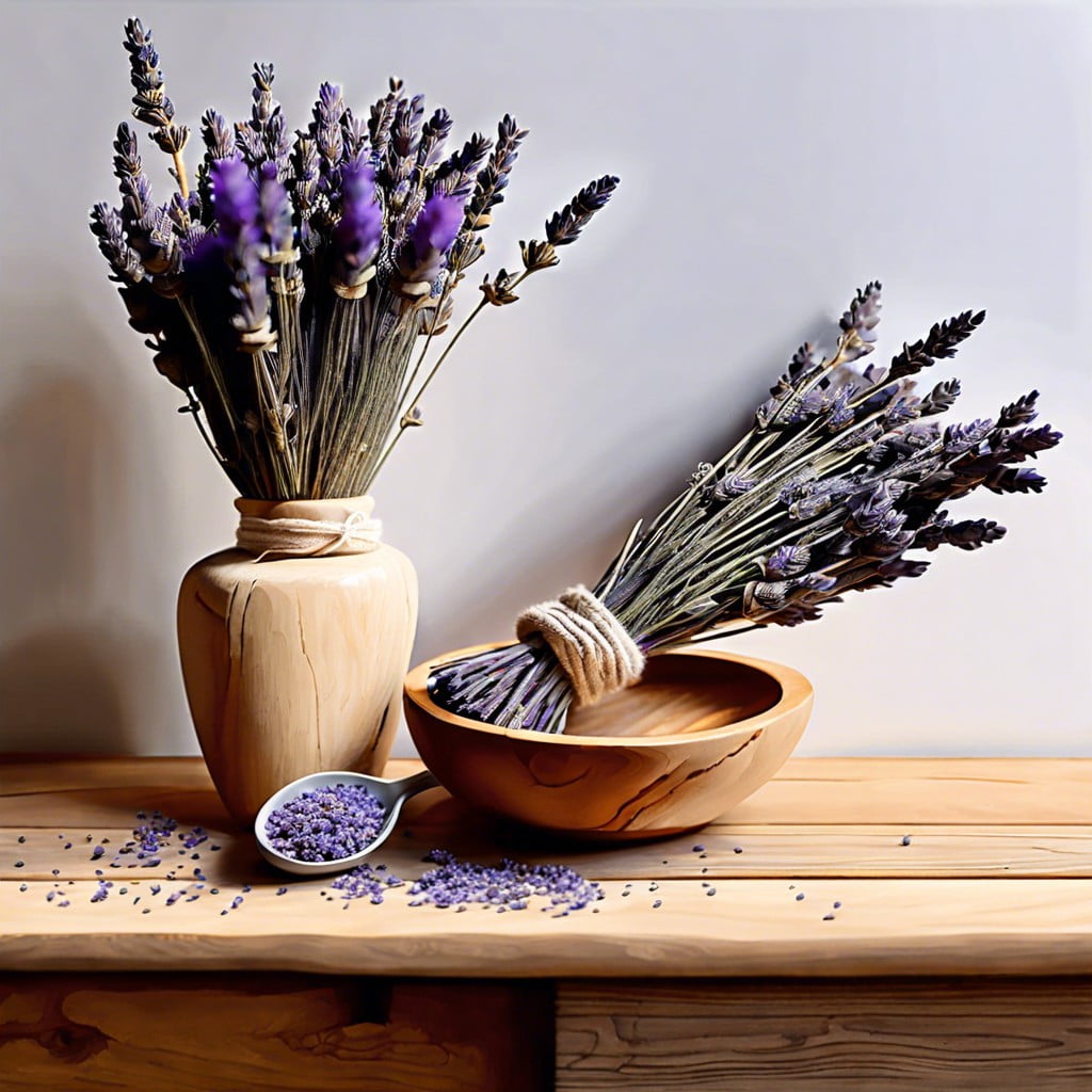 dried lavender bundles