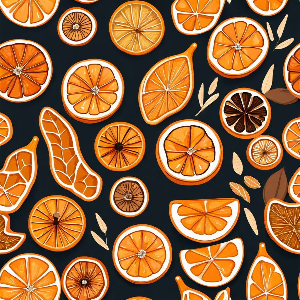 dried orange slice ornaments