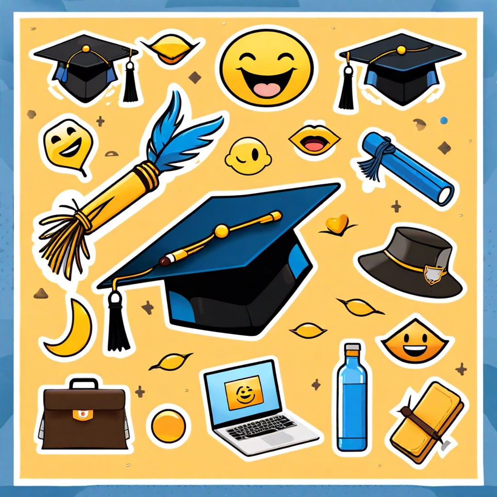 emojis that represent their college journey