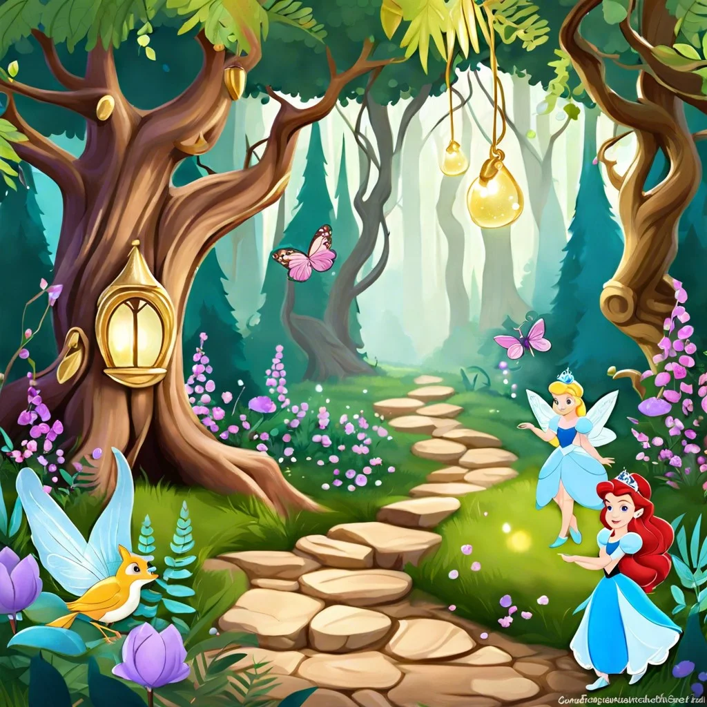 enchanted forest scavenger hunt