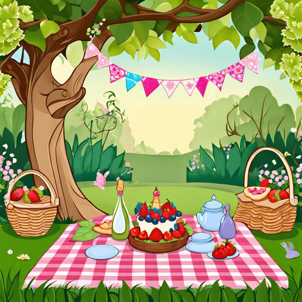 enchanted garden picnic