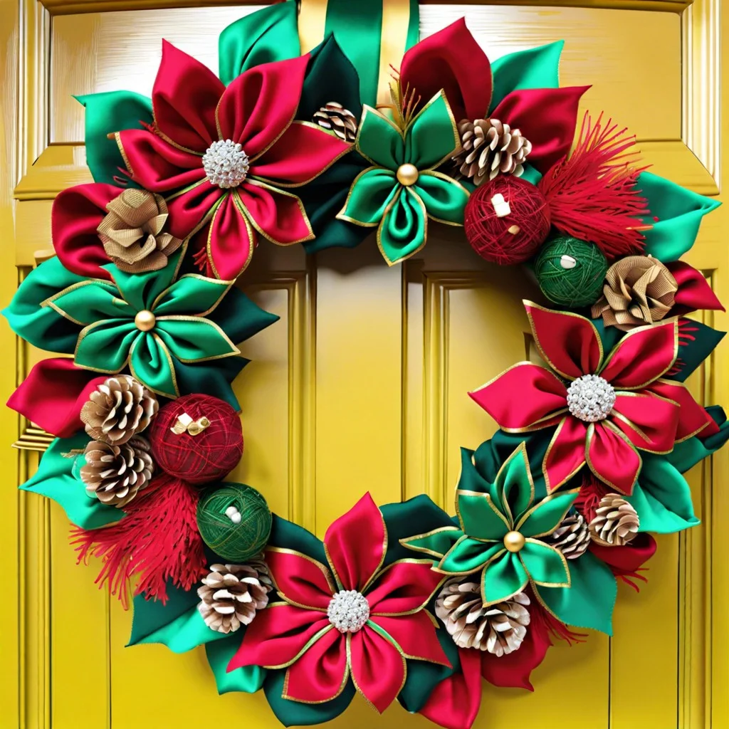 fabric wreath