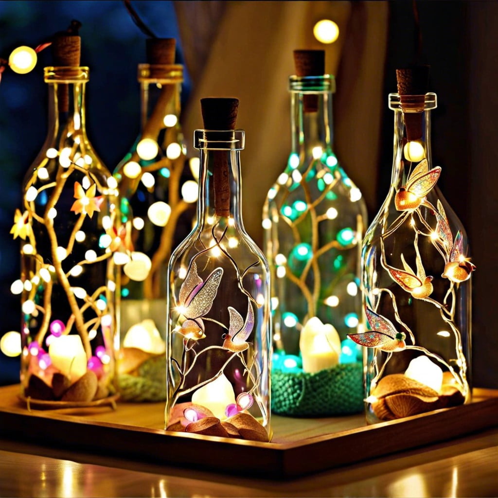 fairy light bottles