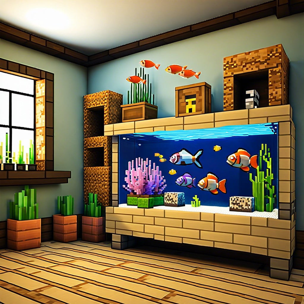 fish tank wall