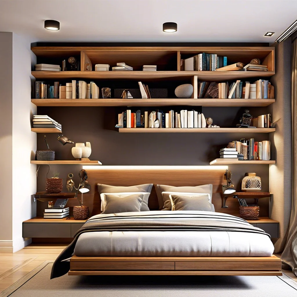 floating bookshelves