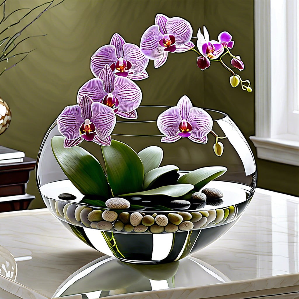 floating orchid bowls