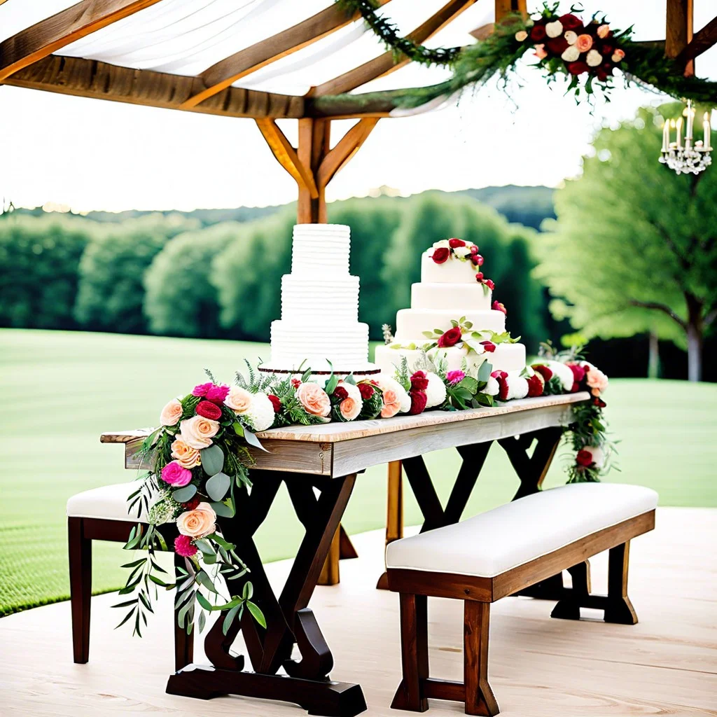 floral garland runner