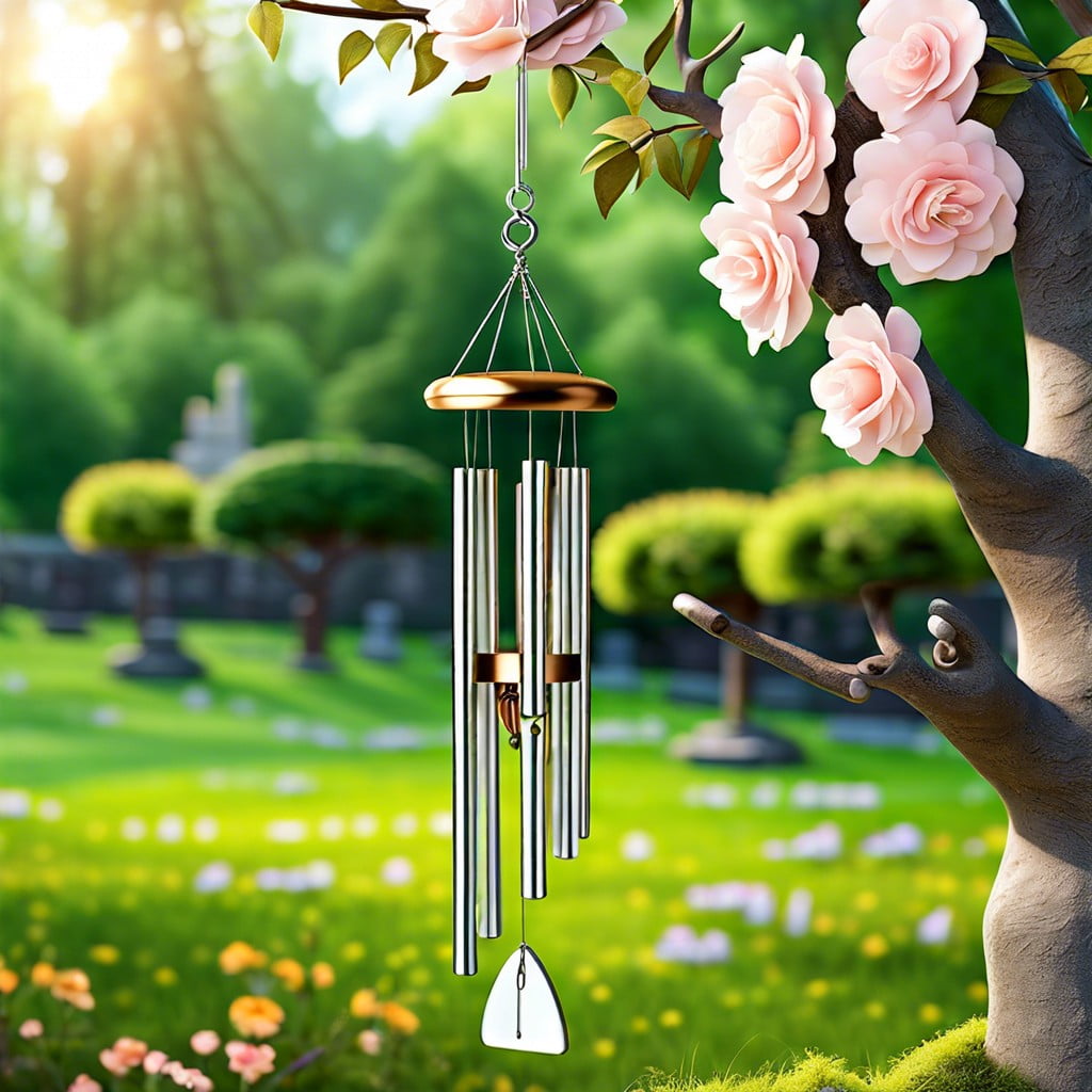 floral wind chimes