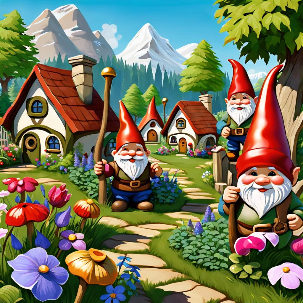 garden gnome village
