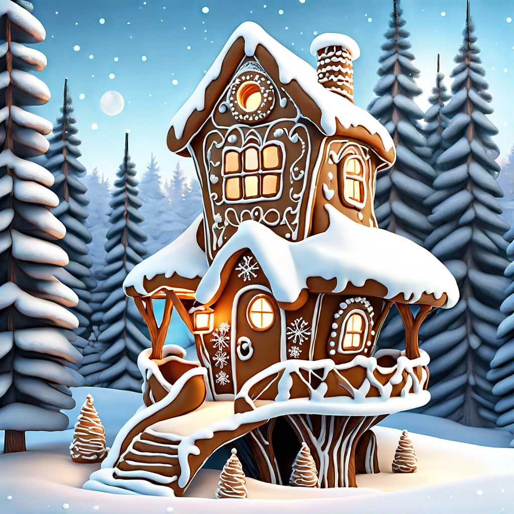 gingerbread treehouse