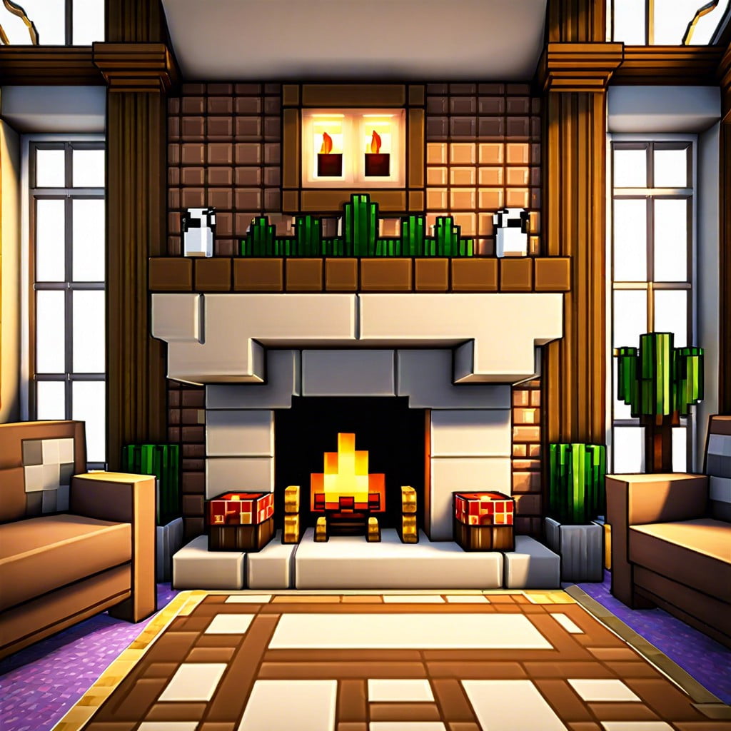 grand fireplace