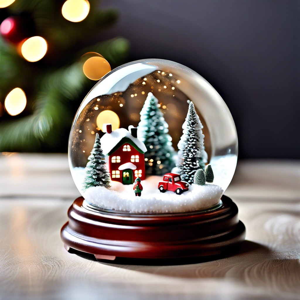 handmade snow globes