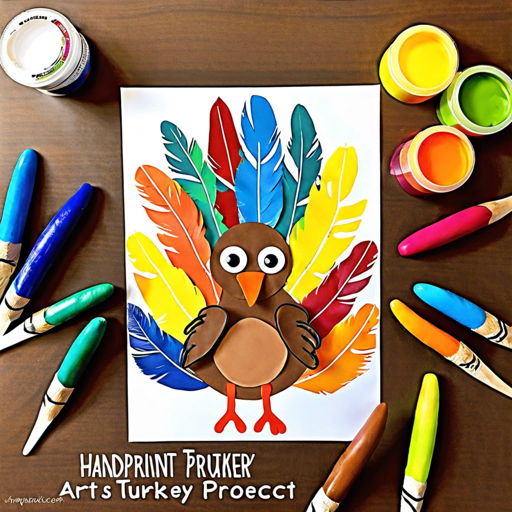 handprint turkey art